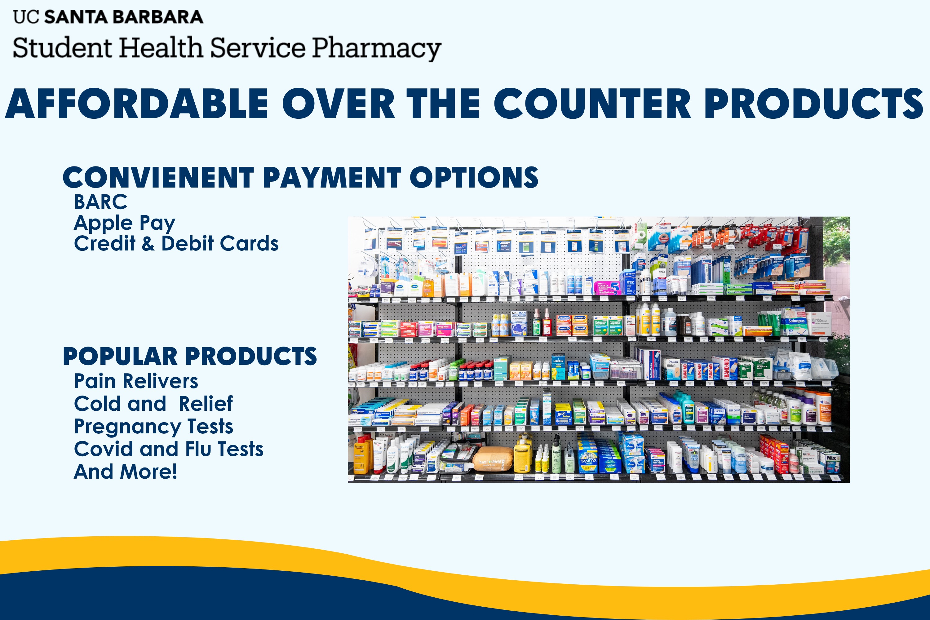 Affordable over the counter products