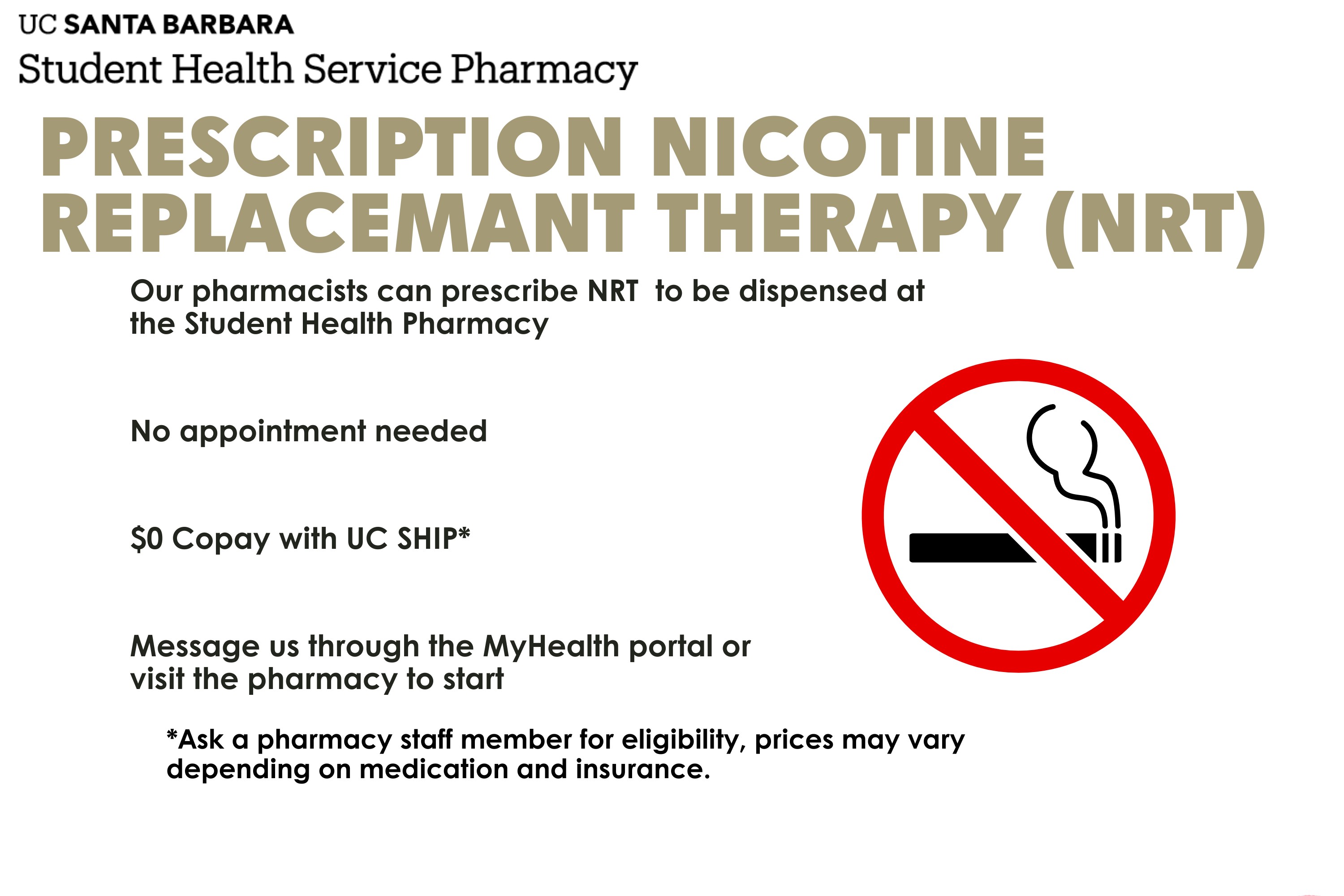 Prescription nicotine replacement therapy