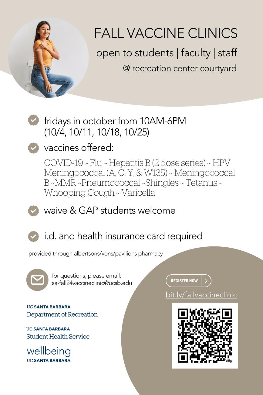 Fall Vaccine Clinic  Rec Cen Poster for Sandwich Board.png